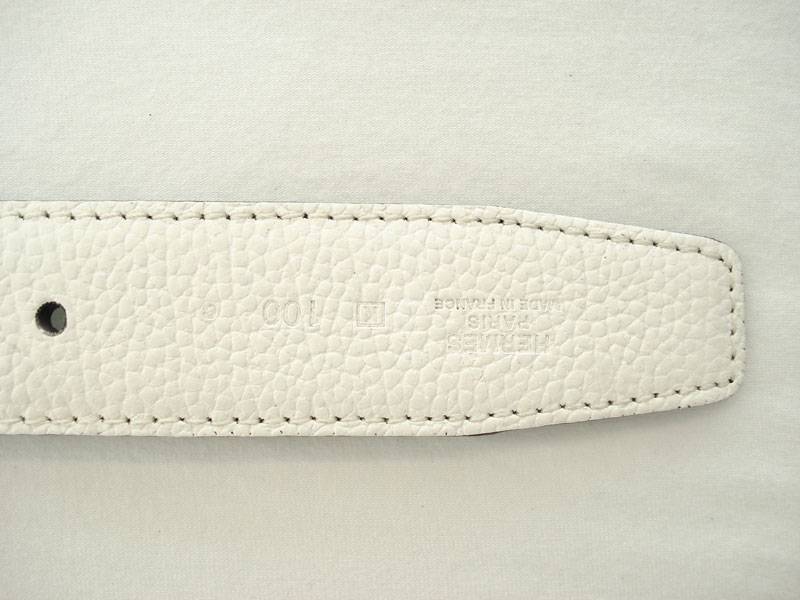 Hermes Belt 2007 white